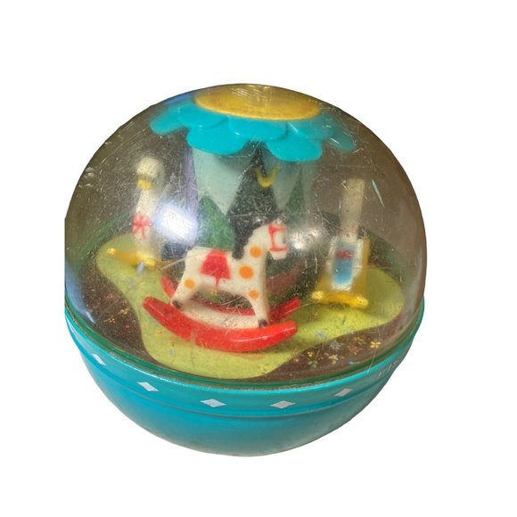 Fisher Price Roly Poly Chime Ball Toy. vintage - Picture 3 of 9